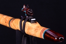 Yellow Cedar Burl Native American Flute, Minor, Mid A-4, #I47B